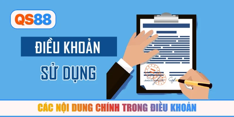 Các nội dung chính trong điều khoản