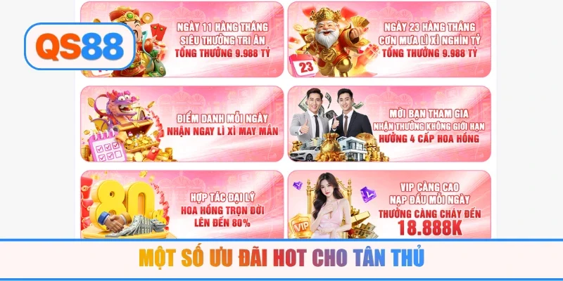 Một số ưu đãi hot cho tân thủ